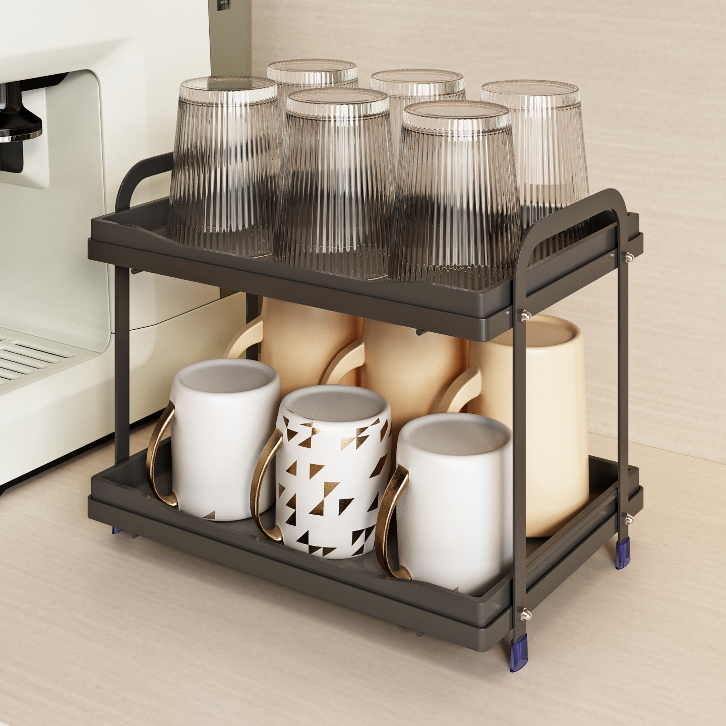 杯子沥水置物架玻璃杯茶盘带托盘