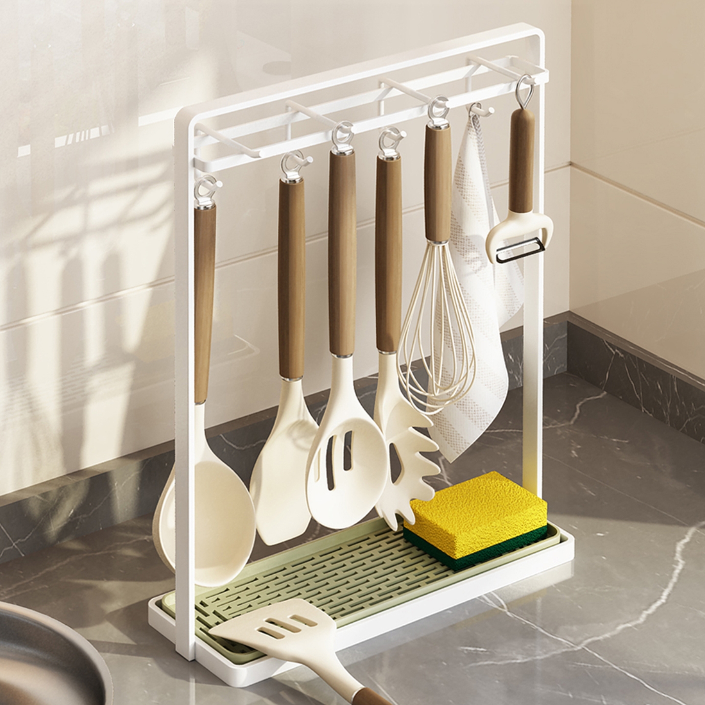 厨房锅铲架沥水置物架厨具收纳架