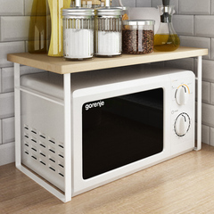 微波炉置物架厨房台面桌面电烤箱支架家用加高多功能双层分层架子