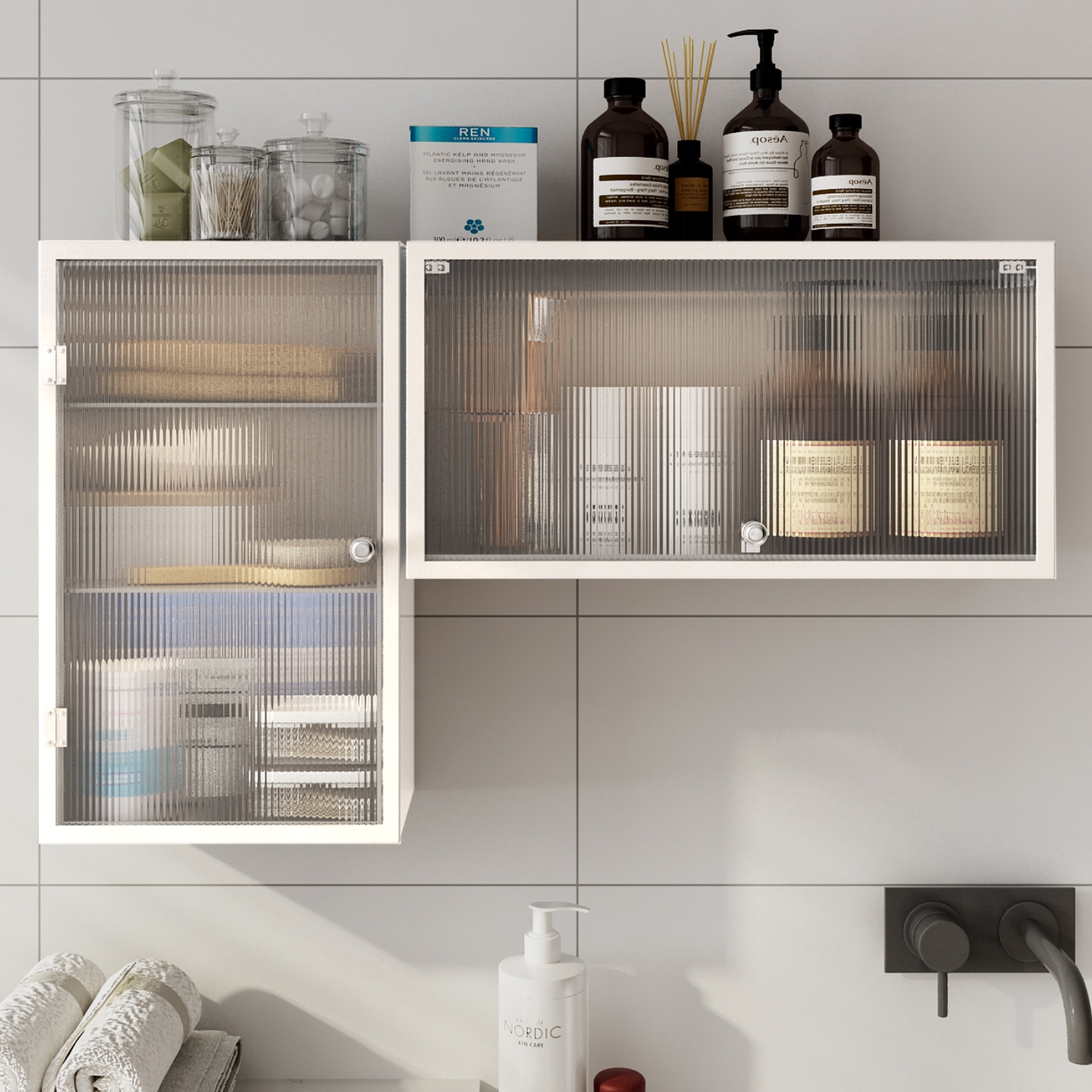 浴室吊柜多功能壁挂收纳柜