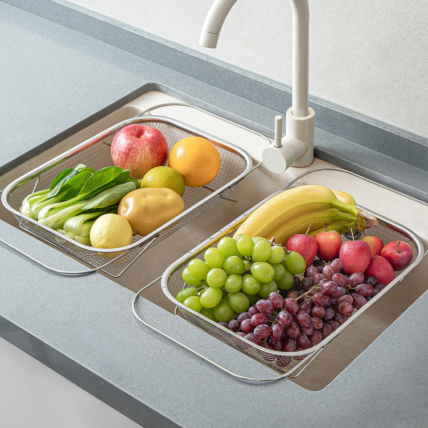 2025新款大水槽沥水篮厨房家用滤水篮洗碗池网筛格栅洗菜盆过滤筐,家装主材,沥水篮,淘宝优惠券,粉丝福利购,淘宝优惠卷