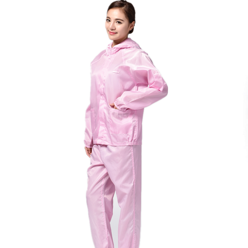 CESK连帽分体服防尘洁净服净化工衣无尘车间工作服可耐高温灭菌