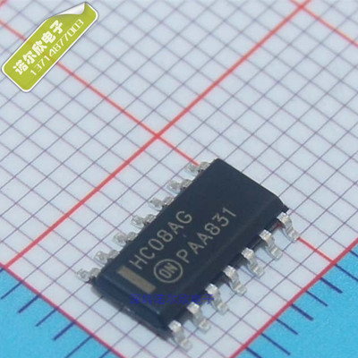 集成电路逻辑IC MC74HC08ADR2G ON/安森美 SOIC-14  全新进口原装
