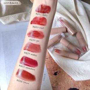 603 正品 606哑光唇膏口红602 604 605限量 泰国zenn镜面唇釉601
