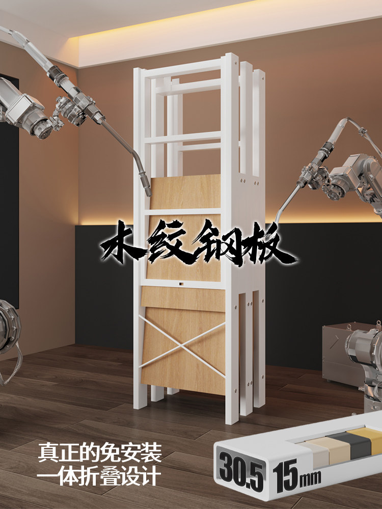 全钢管加厚加固组合收纳布衣柜家庭卧室现代布衣柜简约小公寓经久