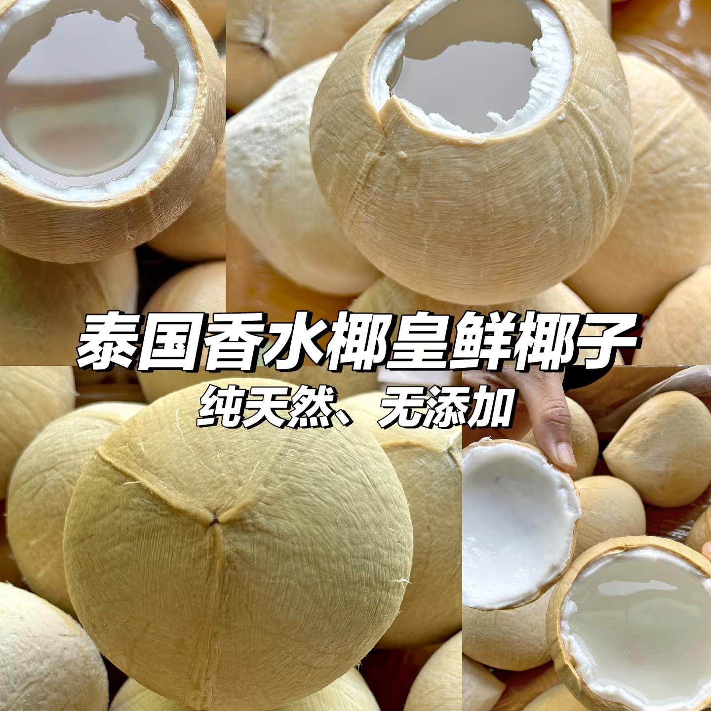 （顺丰包邮)泰国奶香椰皇香浓香水椰汁老椰子新鲜去皮椰青,水产肉类/新鲜蔬果/熟食,椰青,淘宝优惠券,粉丝福利购,淘宝优惠卷