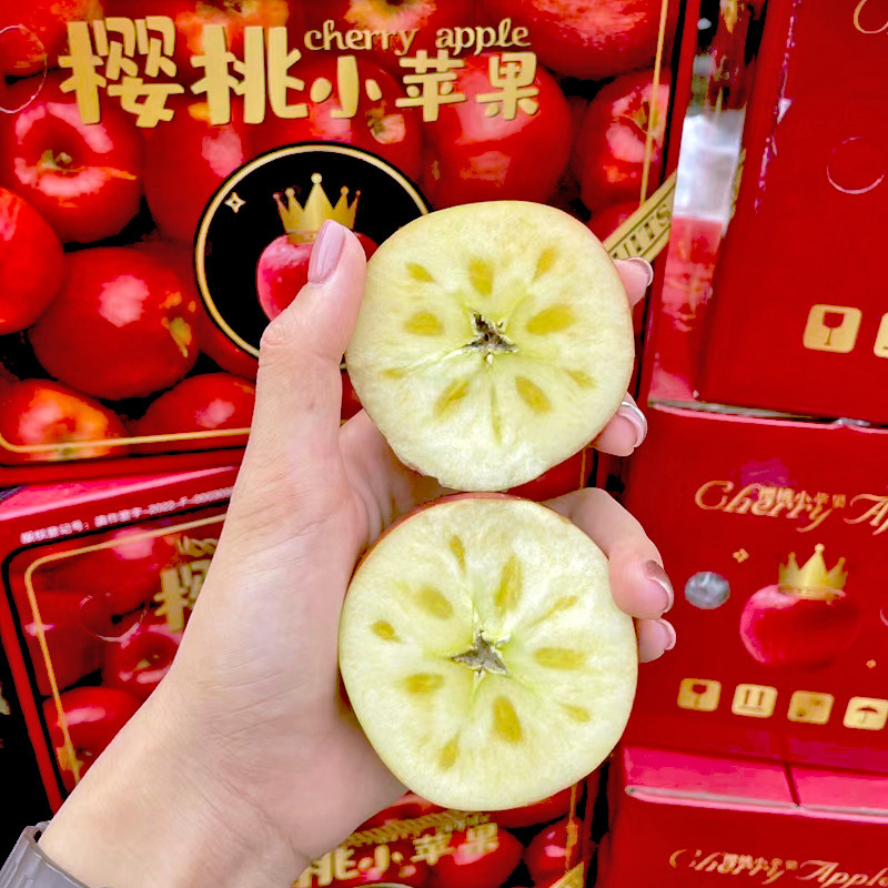 乐果鲜果樱桃苹果 脆甜爽口  冰糖心 新鲜水果整箱顺丰包邮