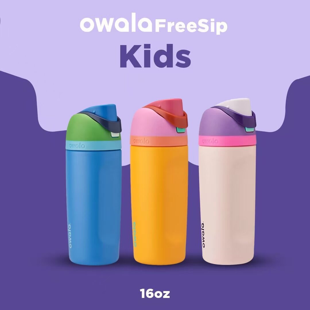 owaLa不锈钢儿童吸管保温杯