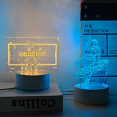 无畏契约周边夜露壹决捷风黑梦霓虹手办摆件小夜灯送男生生日礼物