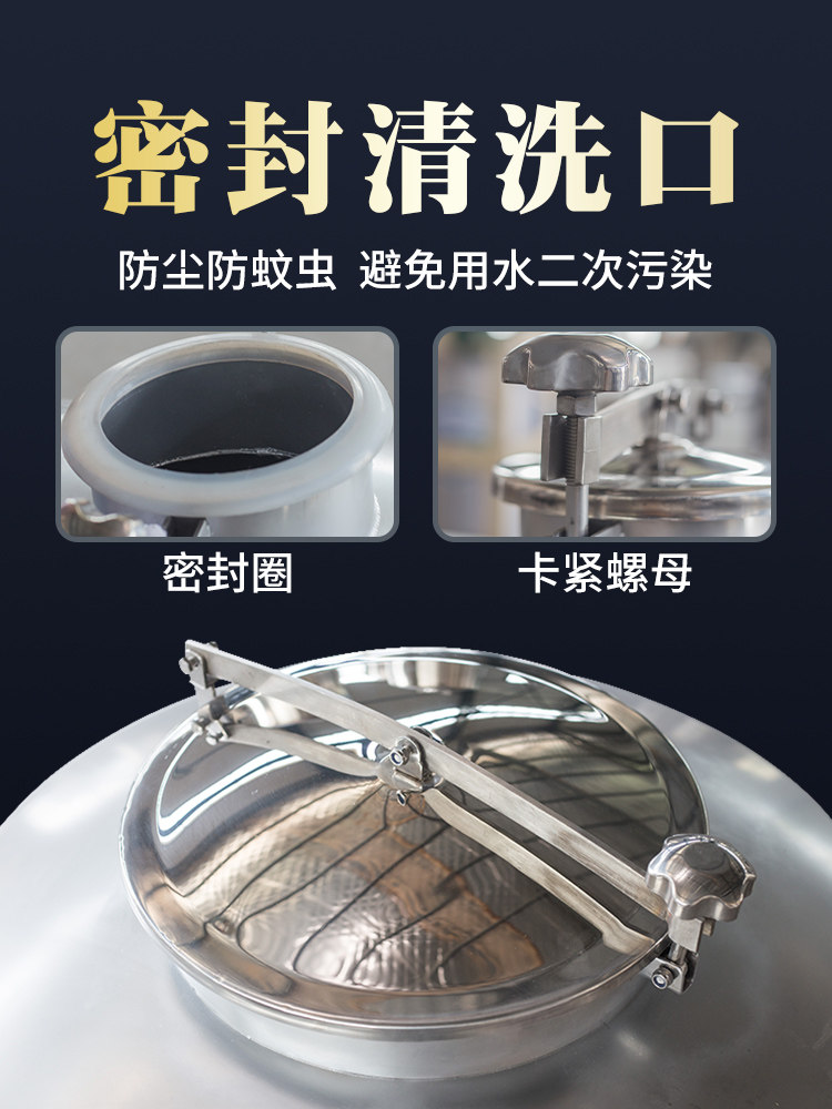 304不钢水锈箱水塔储水罐自来水浮球楼顶农村家用圆形大容量水桶