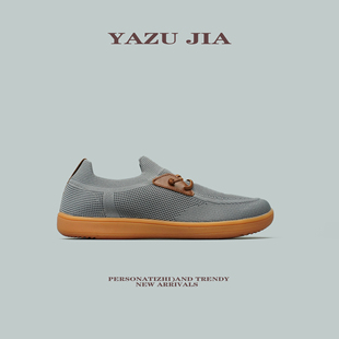 【宽体牛筋底】平跟舒TPR软底一脚蹬懒人鞋男外贸捡漏大码袜子鞋