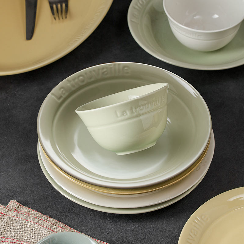 陶瓷北欧复古家用餐厅碗盘
