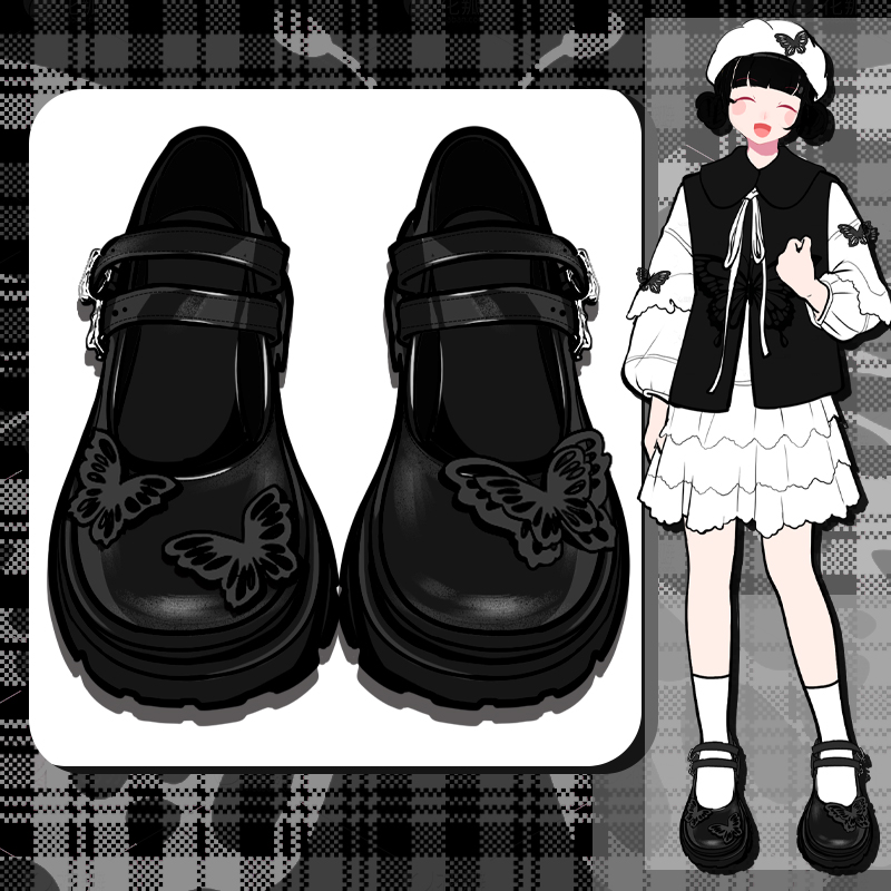 2025新款原创蝴蝶鞋子