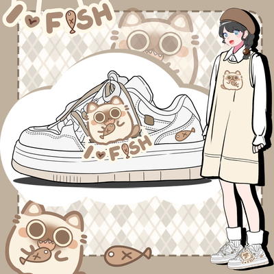 韩系女生可爱运动休闲板鞋
