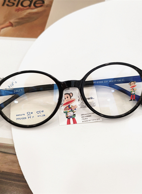 新品大嘴猴儿童小圆框近视镜架男女童复古舒适TR镜框超轻架61009