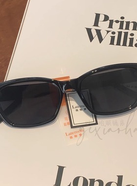 Latemon浪特梦墨镜 时尚气质遮阳街拍高清防晒太阳镜男女款30153