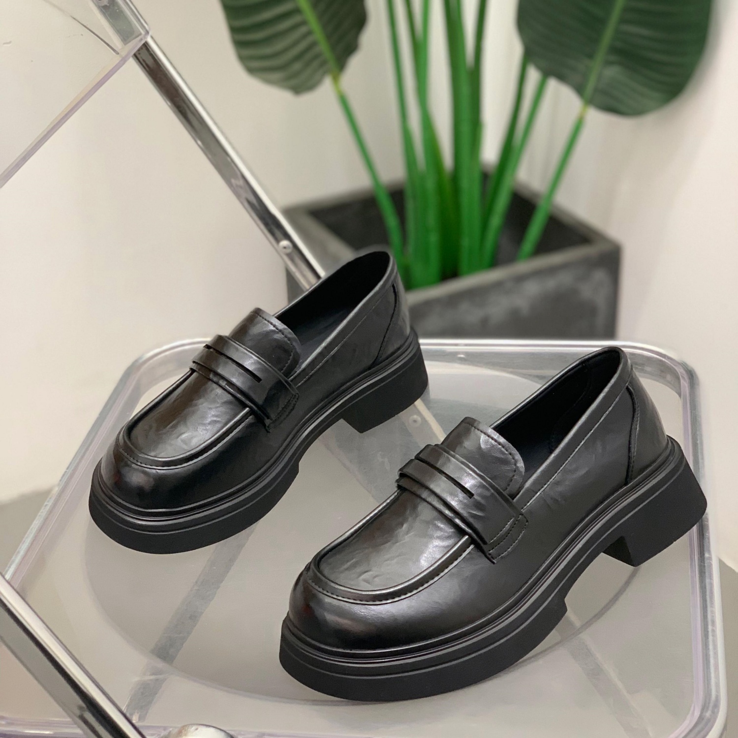 英伦风乐福鞋女百搭JK单鞋