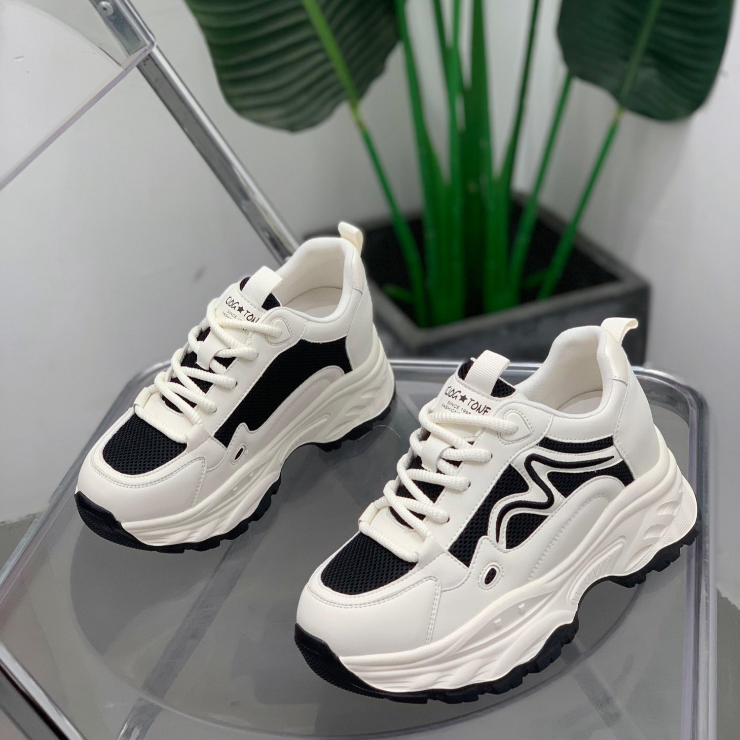 内增高老爹鞋女2026年春季新款厚底运动鞋小个子显高百搭休闲鞋子,女鞋,时尚休闲鞋,淘宝优惠券,粉丝福利购,淘宝优惠卷