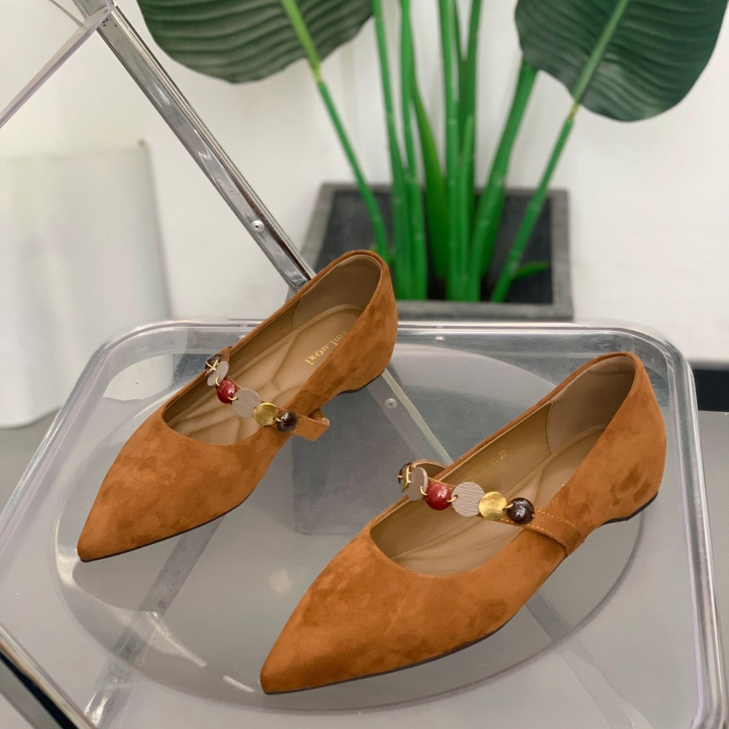 尖头平底玛丽珍鞋女2026年春季新款百搭单鞋通勤风法式软底小皮鞋,女鞋,玛丽珍鞋,淘宝优惠券,粉丝福利购,淘宝优惠卷