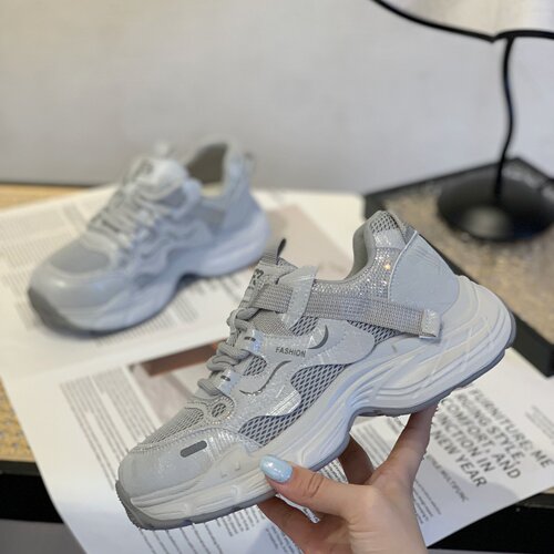 休闲风厚底老爹鞋女增高百搭女鞋