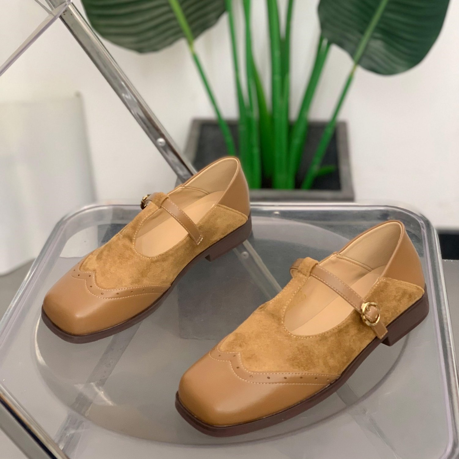 浅口玛丽珍鞋女2026年春季新款百搭休闲单鞋网红复古风平底小皮鞋,女鞋,玛丽珍鞋,淘宝优惠券,粉丝福利购,淘宝优惠卷