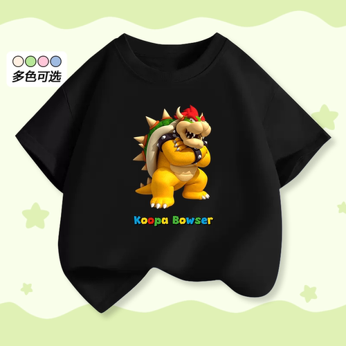 酷霸王BowserKoopa库巴短袖T恤