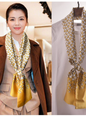 女百搭装饰品丝巾项链围脖毛衣链领巾围巾衣服挂饰挂坠件春秋吊坠