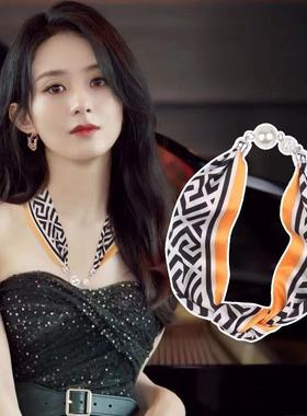 丝巾聚酯纤维女百搭时尚