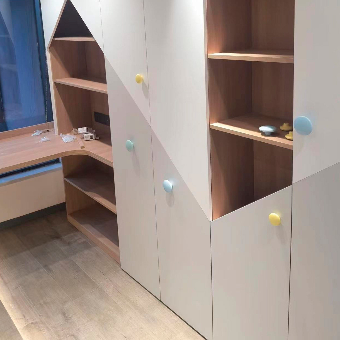 可比兔圆形拉手儿童房衣柜柜门抽屉柜子门把手卡通马卡龙陶瓷彩色