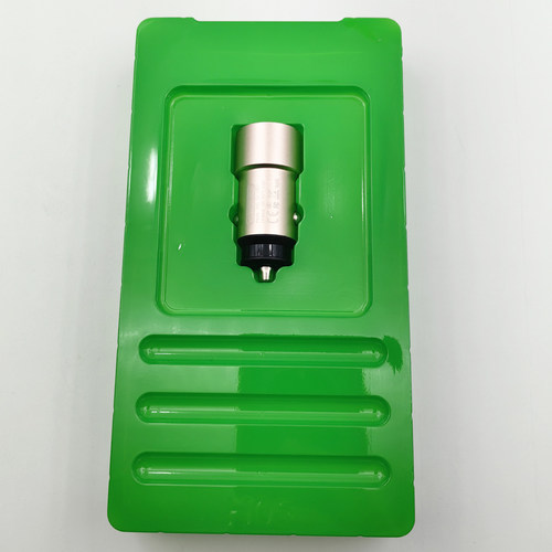 金属车载充电器合金双USB快速车充手机快充通用12V安全锤2.4A安5A