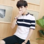 Áo sơ mi hoa A21polo mùa hè áo thun ngắn tay trang web chính thức nam chính thức cửa hàng con trai heilan fukm nhà - Polo polo áo
