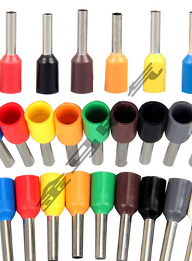 E1510E1508E1512管形预绝缘端头（TG-JT型）冷压端子1000只黄铜