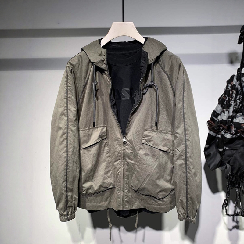 时尚潮牌连帽春秋款外套休闲夹克