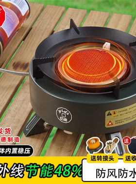 便携户外野餐露营烧烤炉燃气炉子