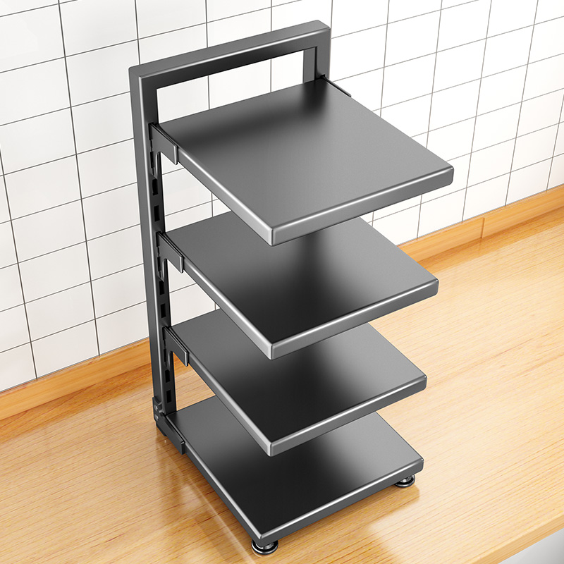 锅架多层置物架不锈钢台面厨房家用下水槽置放锅桌面锅具收纳架子