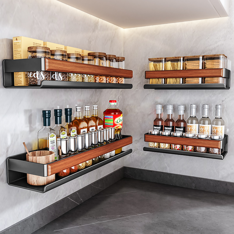调料置物架免打孔壁挂式墙上