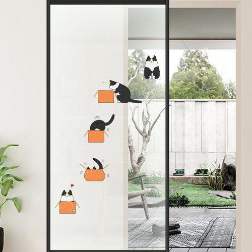 躲猫猫踢脚线墙贴玻璃门防撞