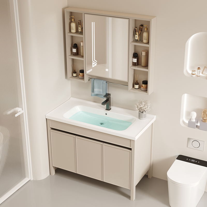 碳钢浴室柜卫生间洗手盆镜柜组合