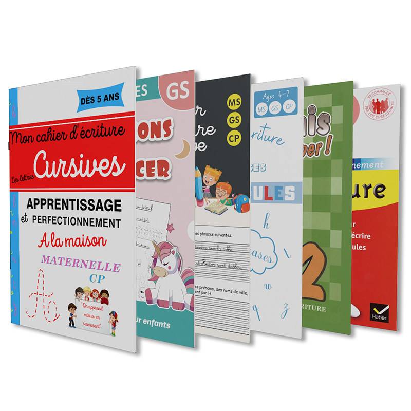 法语手写体字帖 法语草体法国圆体 法语书法  练字贴 草书临摹本