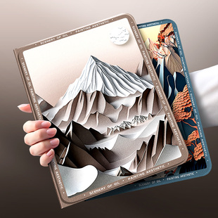 适用ipad平板保护套新款2024保护壳ipadpro13英寸带笔槽apple苹果平板电脑air6/5防摔硅胶mini6云山2/3/4外壳