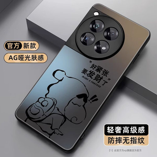 适用一加12新款磨砂肤感保护套