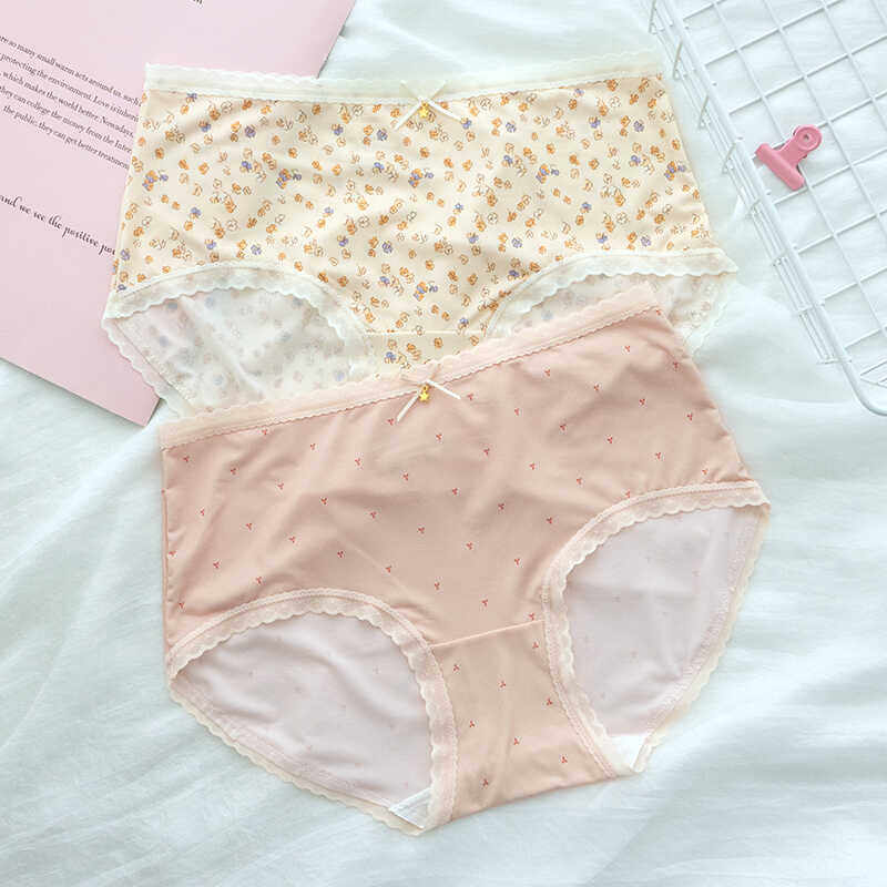 彩田内裤女棉感冰丝少女中腰32396舒适透气高腰32397无痕速干短裤,女士内衣/男士内衣/家居服,女三角裤,淘宝优惠券,粉丝福利购,淘宝优惠卷