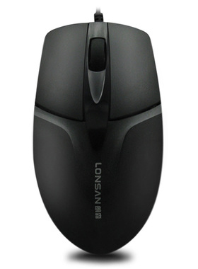 朗森LM-8007战鹰商务办公家用游戏台式笔记本高精度有线鼠标键鼠