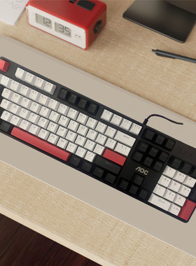 AOC GK410S4有线机械键盘青轴笔记本台式外接电竞游戏办公通用