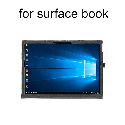 笔记本电脑保护套适合于微软surface book 13.5寸15寸1 2 3代平板内胆包电脑皮套底部支架新款散热防摔配件壳