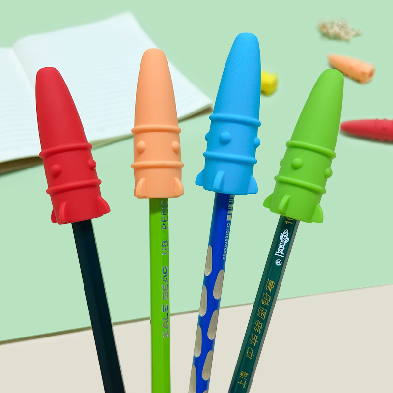 火箭铅笔头笔盖儿童可啃咬磨牙棒