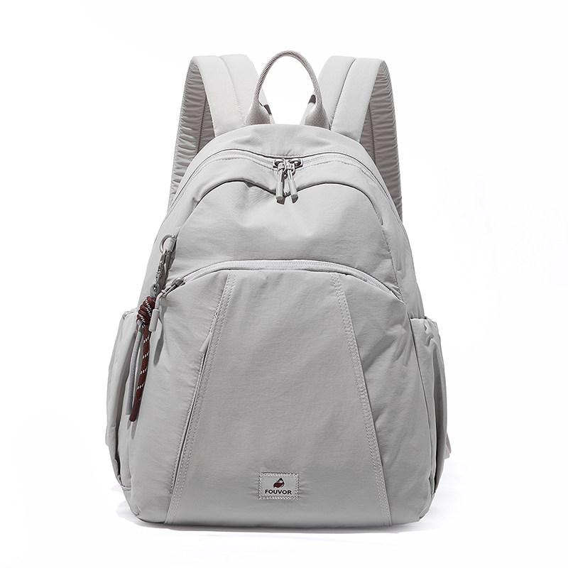 Fouvor火狐休闲简约风双肩包男女防水尼龙多功能百搭旅行学生背包