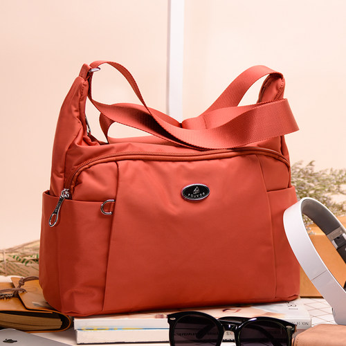 休闲女士大容量牛津布单肩斜挎包