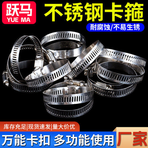卡箍不锈钢喉箍管箍紧固件抱箍