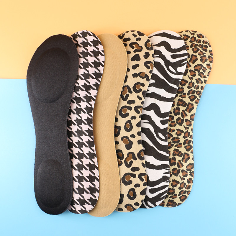 足爱思泡棉加厚软按摩减压鞋垫吸汗透气高弹减震高跟鞋垫七分垫女